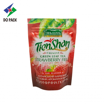 DQ PACK Customized Logo Printed Plastic Aluminum Foil Packing Bags Stand up Pouch Doypack Seed Packaging Bag Made in China Manuf